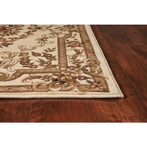 Traditional Morrocan Ivory 8 ft. x 11 ft. Area Rug