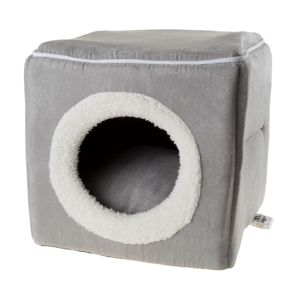 Petmaker Small Grey Cozy Cave Pet Cube