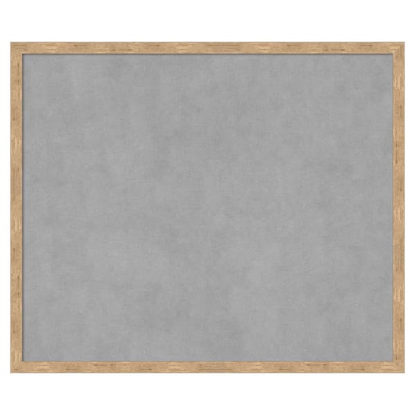 Amanti Art Imprint Light Bronze 25 in. x 21 in. Framed Magnetic Board