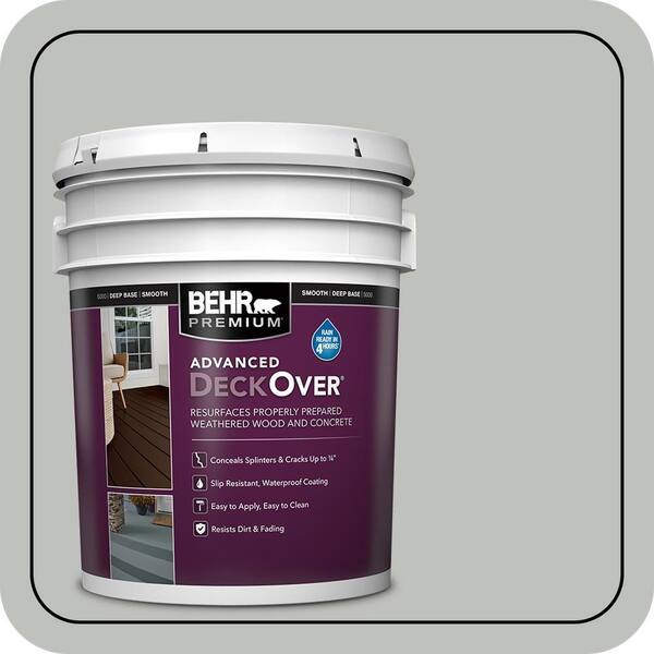5 gal. #SC-365 Cape Cod Gray Smooth Solid Color Exterior Wood and Concrete Coating