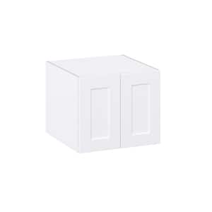 Wallace Painted Warm White Shaker Assembled Wall Kitchen Cabinet with Full Height Doors (24 in. W x 24 in. H x 20 in. D)
