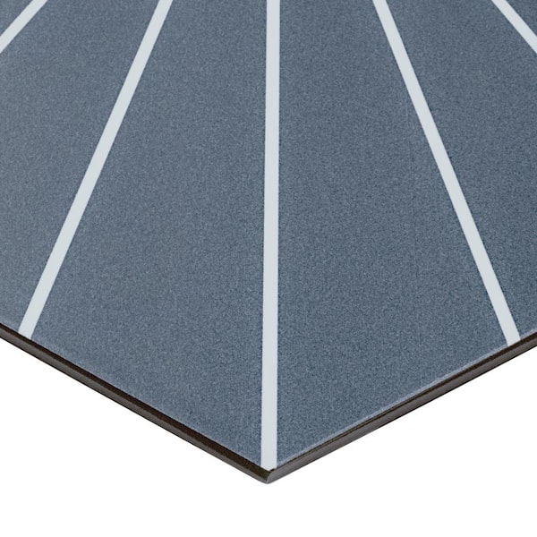 MSI Take Home Tile Sample - Skylight Hexagon 4 in. x 4 in. Matte