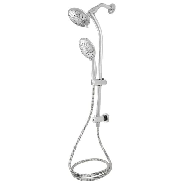 American Standard 5-spray 5 in. Dual Shower Head and Handheld Shower Head in Chrome