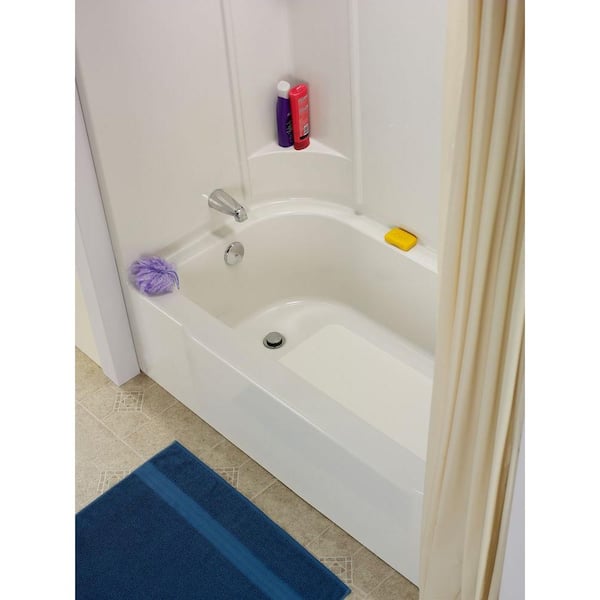 22W X 40L in. Shower Floor Repair Inlay Kit White Strong Waterproof adhesive