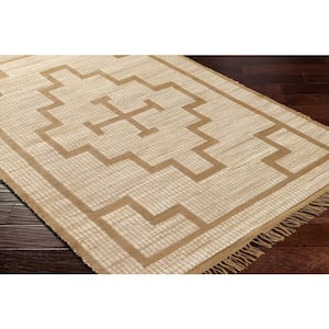 Alex Khaki 5 ft. x 8 ft. Cottage Indoor Area Rug