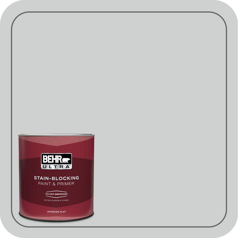 1 qt. #PPH-43 Gray Pearl Extra Durable Flat Interior Paint & Primer price history on PriceWatchPro