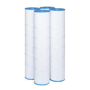 7 in. Dia Pentair Clean and Clear Plus R173578 125 sq. ft. Replacement Filter Cartridge (4-Pack)
