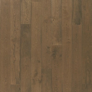 Village Square Rigby Oak 0.37 in. T x 6.5 in. W Wirebrushed Engineered Hardwood Flooring (27 sq. ft./case)