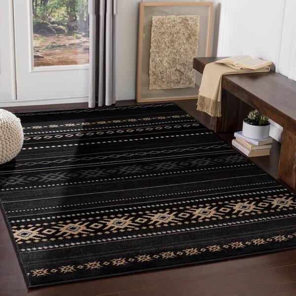 Reviews for Livabliss Zuni Black Doormat 2 ft. x 3 ft. Indoor Area