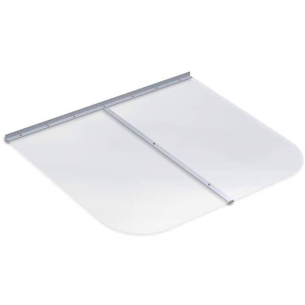Ultra Protect 45 in. x 38 in. Rectangular Clear Polycarbonate Window Well Cover