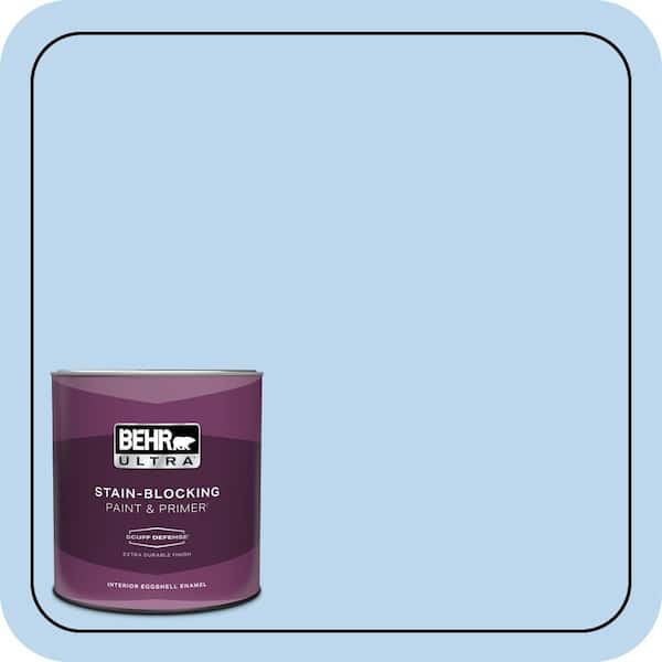 BEHR ULTRA 1 qt. #P520-1 First Rain Extra Durable Eggshell Enamel Interior Paint & Primer
