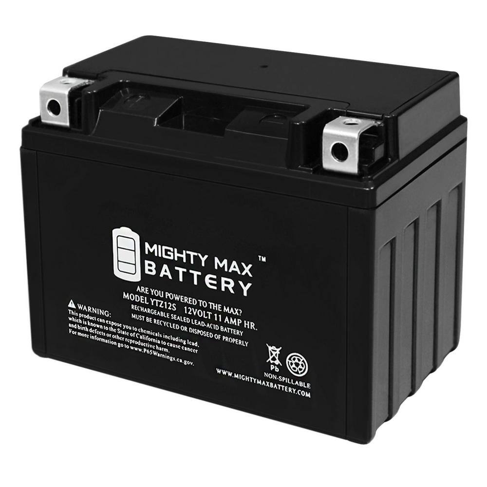 MIGHTY MAX BATTERY YTZ12S 12V 11Ah Battery For Honda Reflex Big Ruckus Silverwing VT750