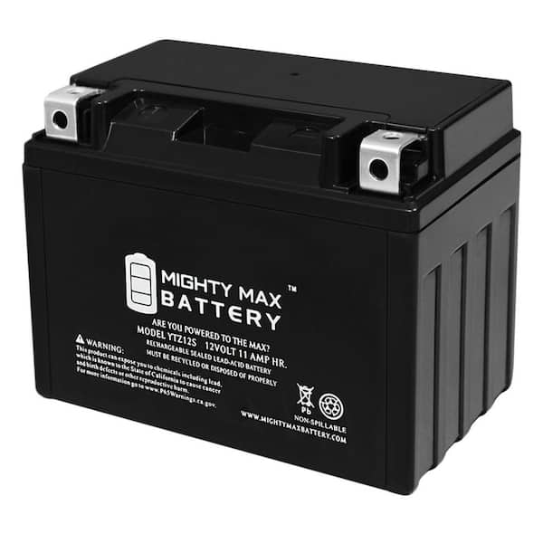 MIGHTY MAX BATTERY YTZ12S 12V 11Ah Battery Replacement for Suzuki GSXR750 GSXR1000