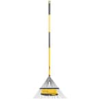 53 in. Fiberglass Handle 24 Tine Steel Leaf Rake