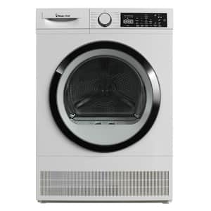 4.0 cu. ft. ventless, Condensing Front Load Stackable Electric Dryer, 24 in. in White