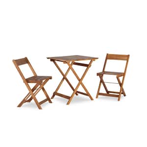 Rodger Brown 3 pc Square Table set