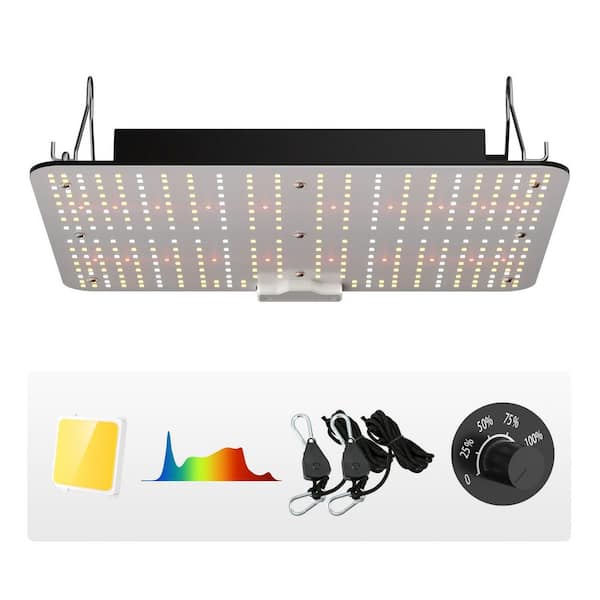 LED Grow Light, 150 W Full Spectrum with Adjustable Settings, Efficient Samsung Diodes for Seedlings, Vegetation