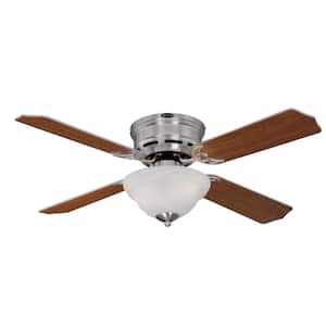 Hadley 42 in. LED Brushed Nickel Ceiling Fan with Light Kit