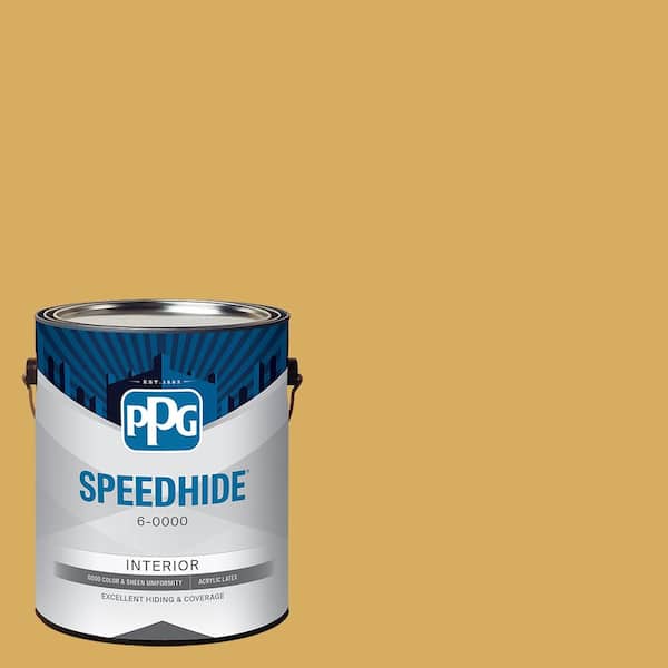 1 gal. PPG1106-5 Butterscotch Bliss Ultra Flat Interior Paint