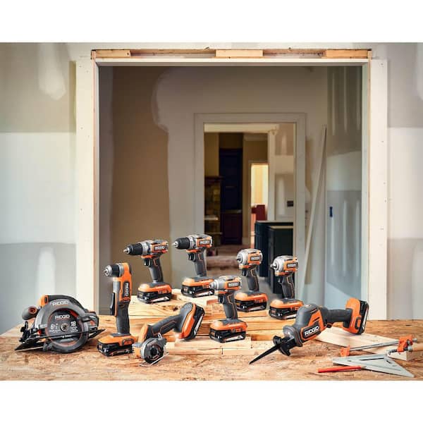 RIDGID - 18V SubCompact Brushless Cordless 6-1/2 in. Circular Saw (Tool Only)