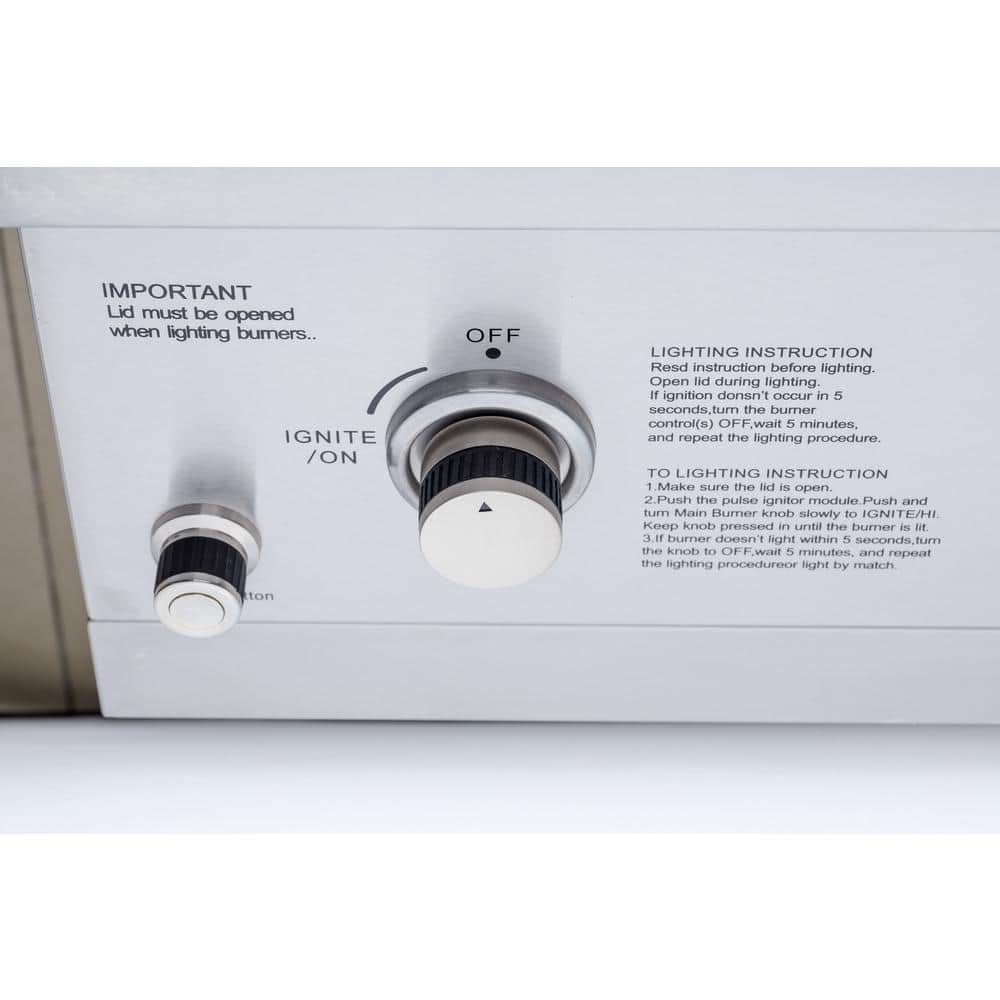 26.5 in Stainless Steel Built-In Natural Gas Grill with Infrared and Rotisserie