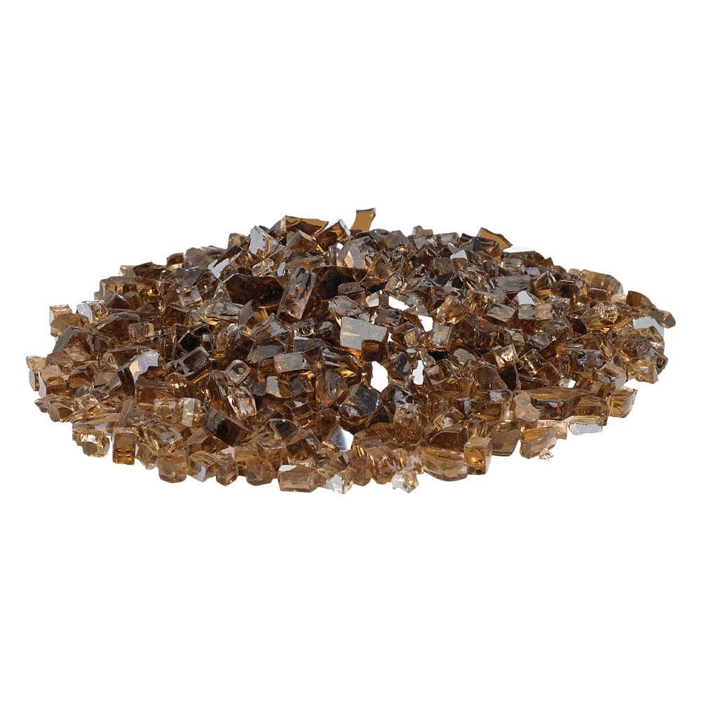 Copper Reflective Tempered Fire Glass Beads for Fire Pits