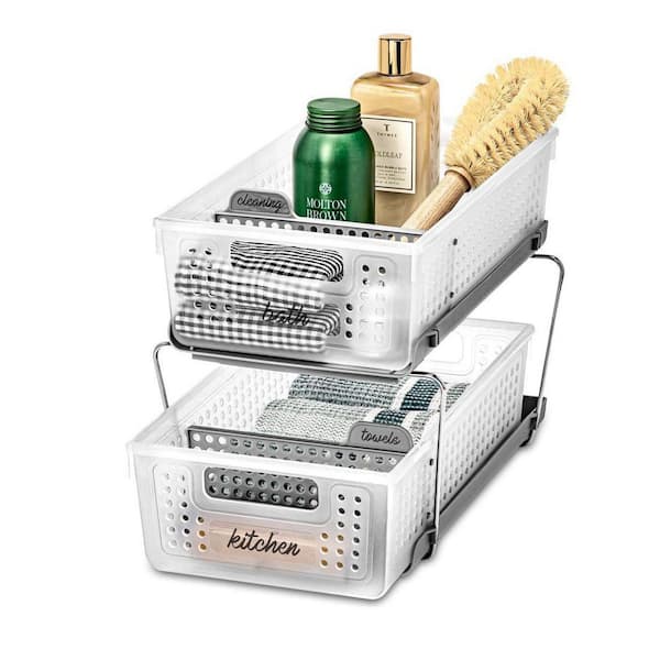 Mini Two Tier Organizer with Dividers