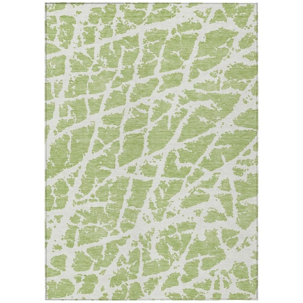 Addison Rugs Chantille ACN501 Aloe 8 ft. x 10 ft. Machine Washable Indoor/Outdoor Geometric Area Rug
