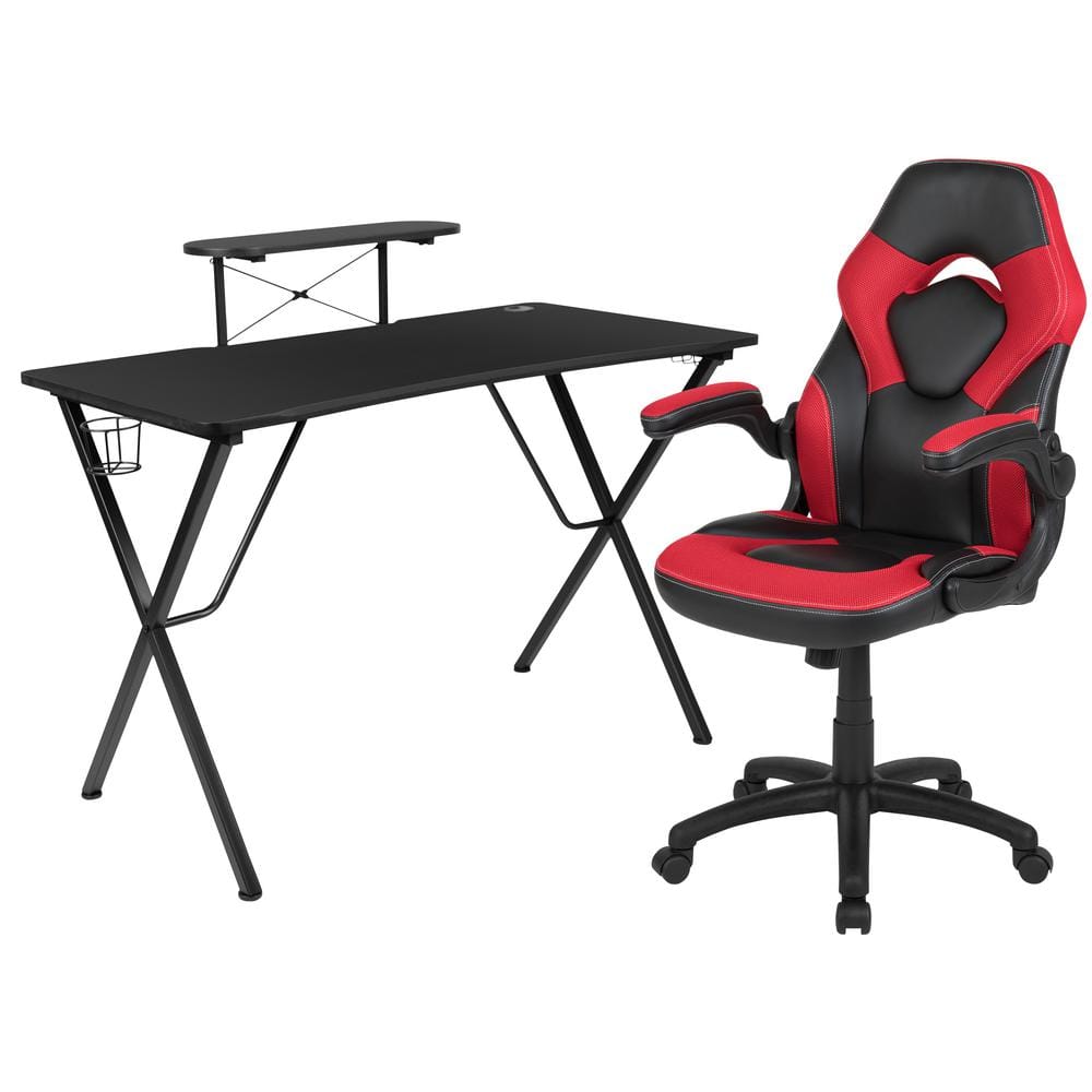 Carnegy Avenue 51.5 in. Rectangular Red Computer Desk CGA-NAN-451629-RE ...