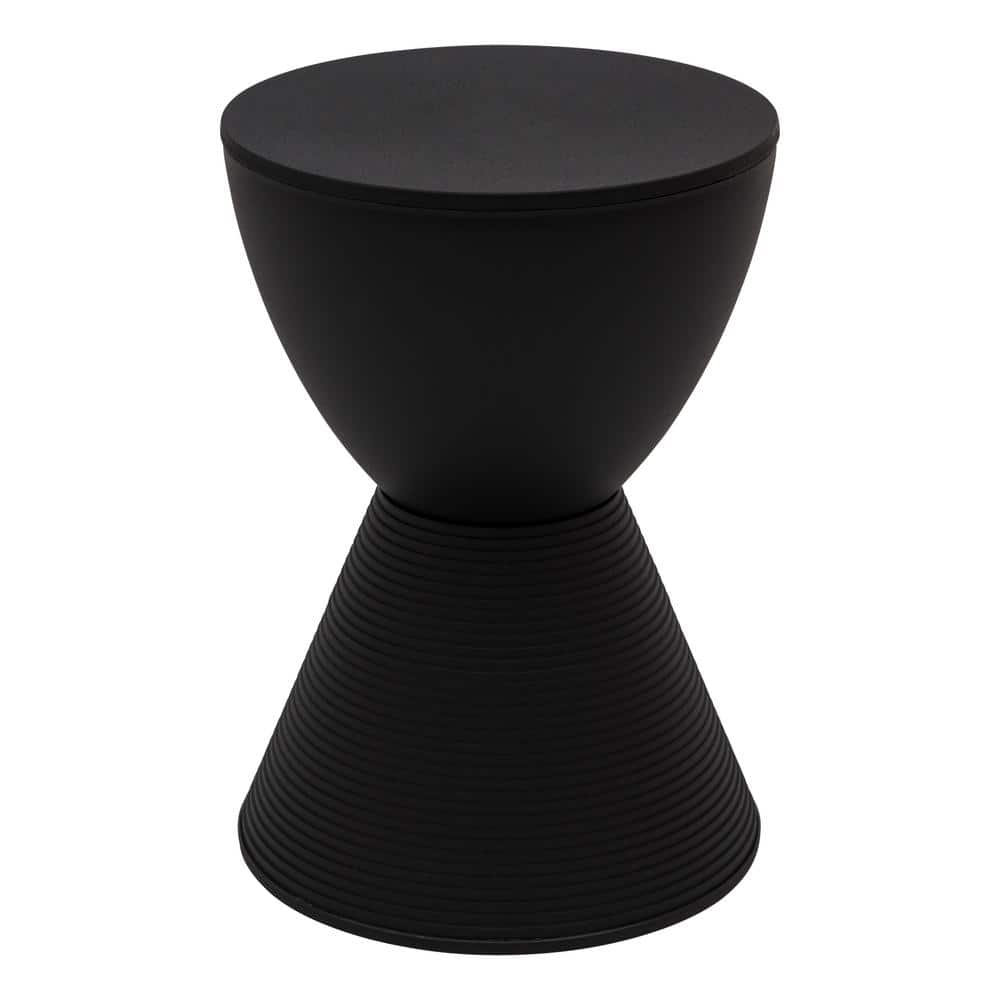 Contemporary Design Modern Round Boyd Side Table - Black