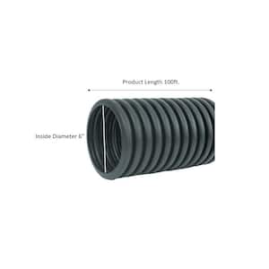 6 in. x 100 ft. Singlewall Solid Drain Pipe