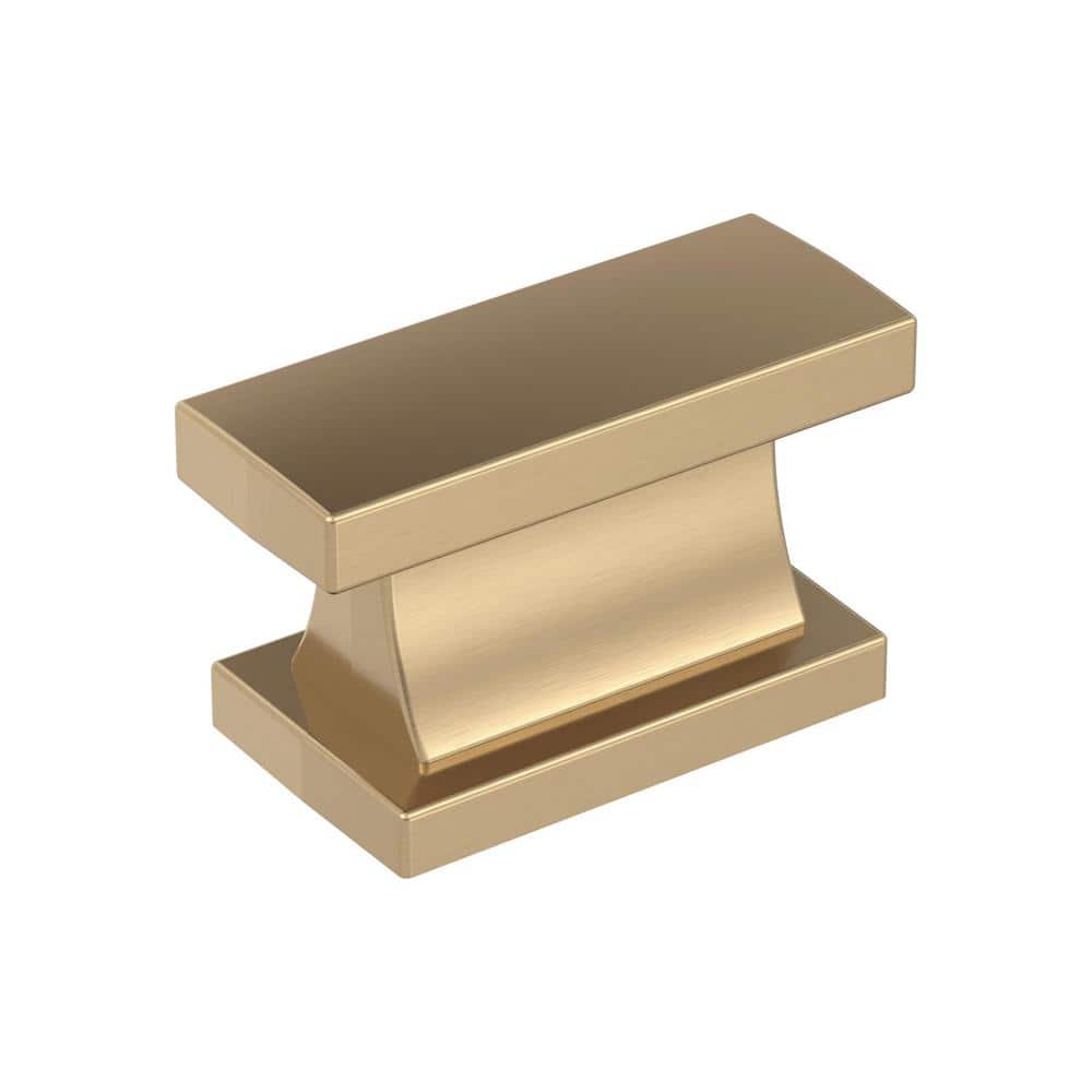 Socle 1-7/16 in. Classic Champagne Bronze Rectangle Cabinet Knob price history on PriceWatchPro