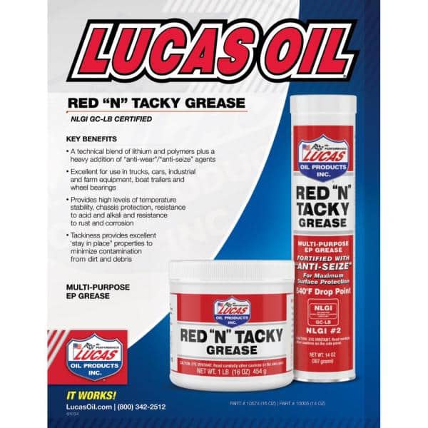 Lucas Oil - Yesterday's Guess that Product answer is our Red N