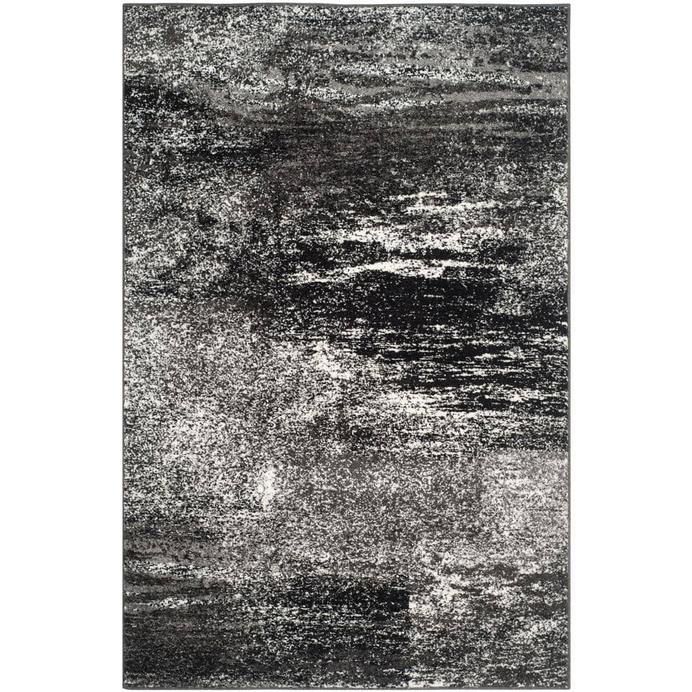 Safavieh Adirondack Silver and Black 6' x 9' Area Rug