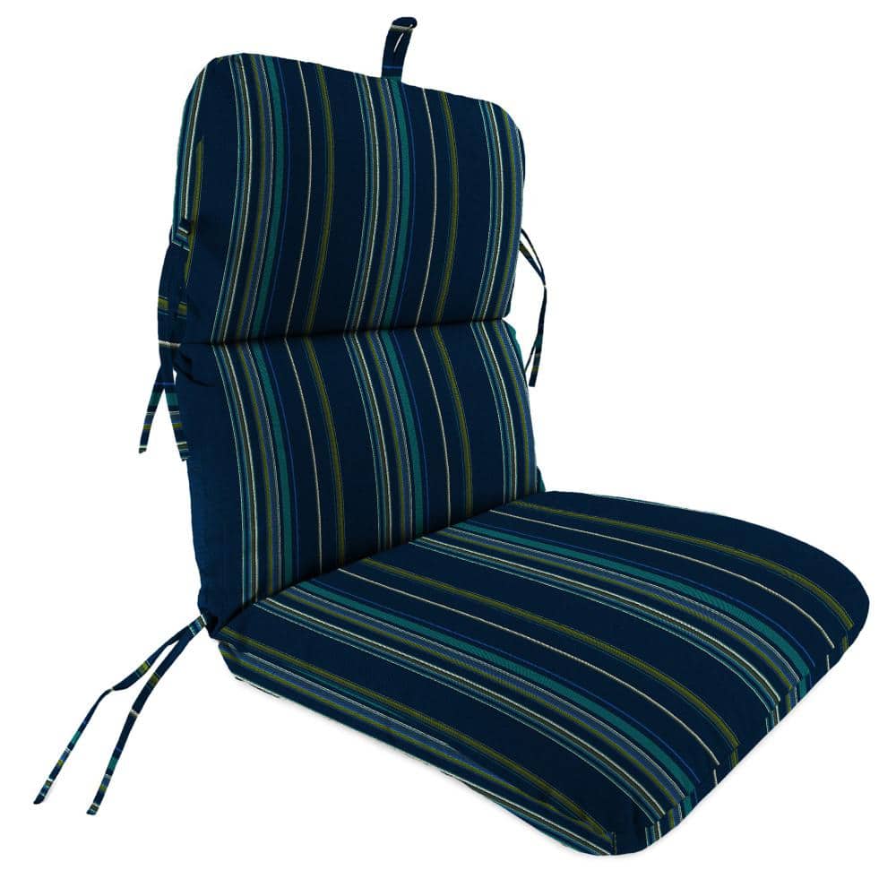 22 in. L x 45 in. W x 5 in. H Outdoor Dining Chair Cushion in Sunbrella Stanton Lagoon price history on PriceWatchPro