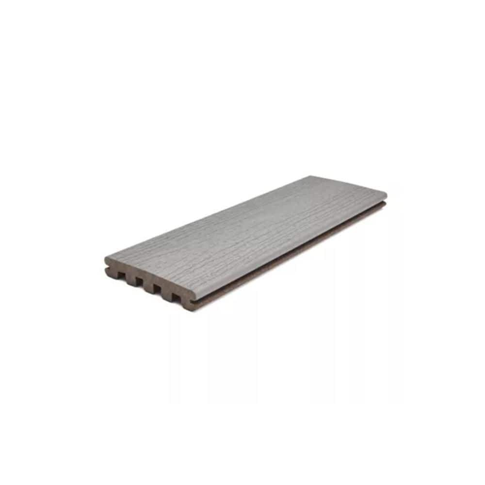 Enhance Basics 1 in. x 6 in. x 20 ft. Pebble Beach Grooved Edge Composite Decking Board price history on PriceWatchPro