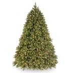 7-1/2 ft. Feel Real Deluxe Downswept Douglas Fir Hinged Tree with 1200 Dual Color LED Lights and Power Connect