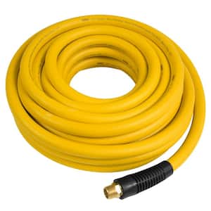  Flexzilla Air Hose with ColorConnex Industrial Type D Coupler  and Plug, 3/8 in. x 50 ft., Heavy Duty, Lightweight, Hybrid, ZillaGreen -  HFZ3850YW2-D : Tools & Home Improvement