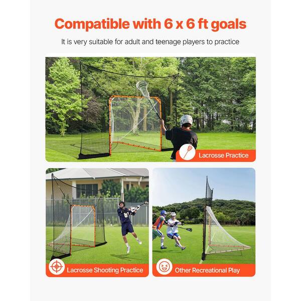 EZGoal 6-in-1 Multi-Sport Folding Backstop - Soccer, Lacrosse, Baseball, Hockey, Tennis, Golf Practice - View #3