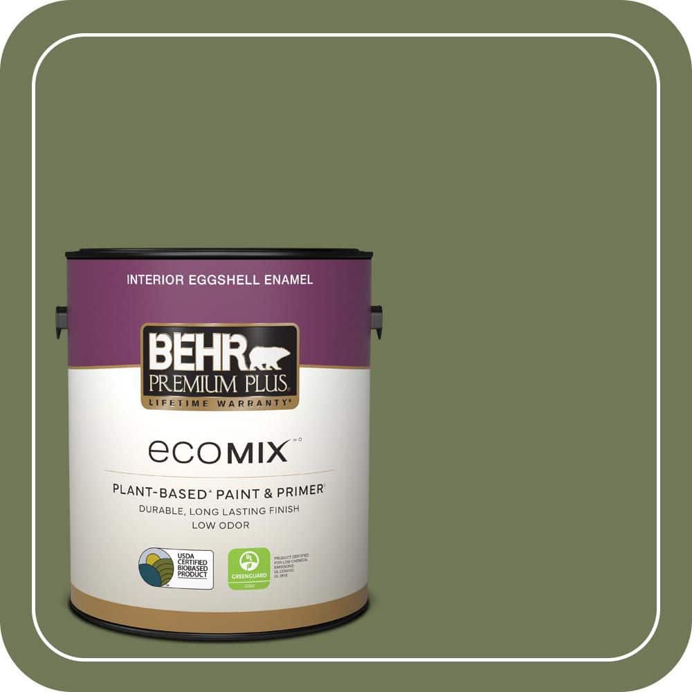 1 gal. #BIC-56 Jalapeno Eggshell Enamel EcoMix Plant-Based Interior Paint & Primer price history on PriceWatchPro