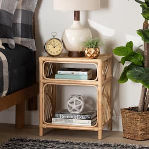 Baara Natural Rattan Nightstand