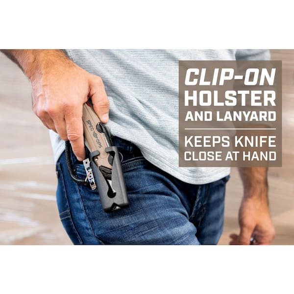 Safety Cutter with Holster and Lanyard