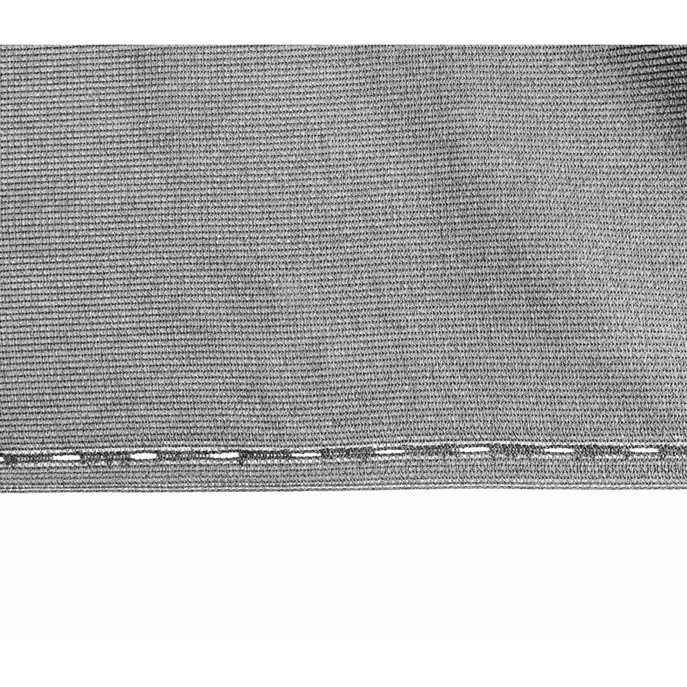 EZ Privacy Screen 44 in. x 50 ft. Grey Mesh Fence