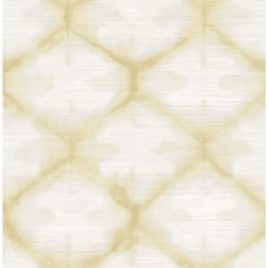 Zanzibar Gold Shibori Gold Wallpaper Sample