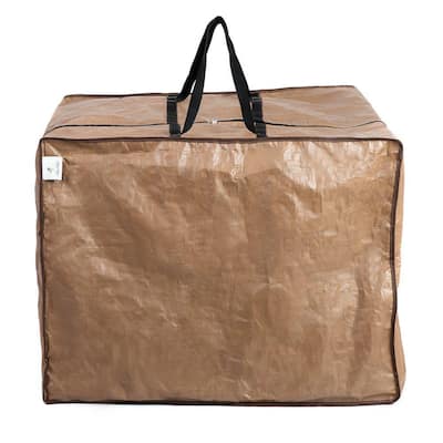 32 in. L x 32 in. W x 24 in. H Waterproof Outdoor Cushion Cover and Protective Zippered Storage Bags