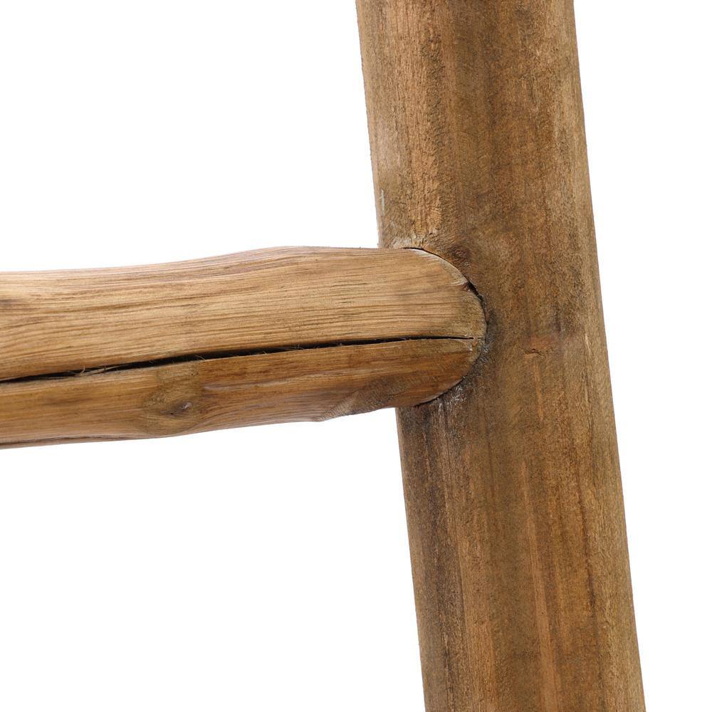 Natural Fir Wood 6ft Decorative Blanket Ladder