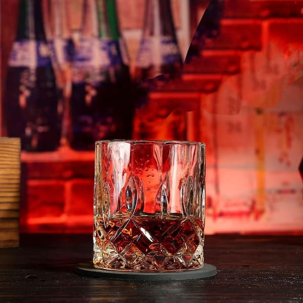 Set of 2 Whiskey Glass Granite Chilling Whiskey Rocks, Scotch Bourbon Box Set for Drinking Gift