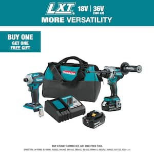 Makita 18V LXT Lithium Ion Brushless Cordless Combo Kit 5.0 Ah 2 Piece XT288T The Home Depot