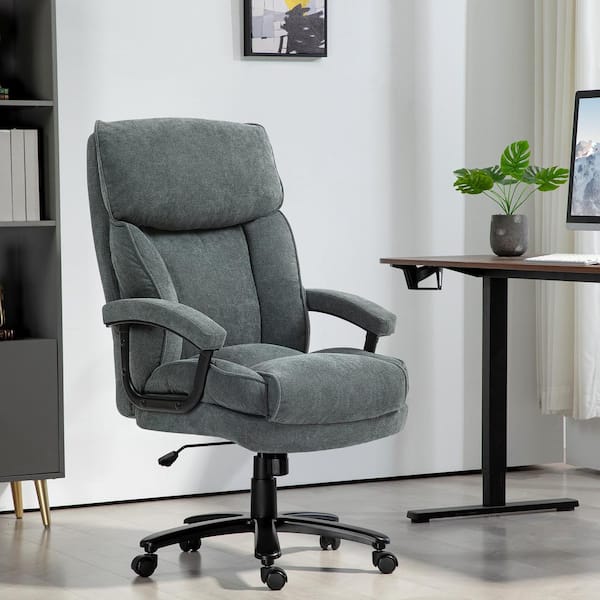 HOMCOM Polyester Office Chair, up to 450 lbs. Executive Home HOMCOM Polyester Office Chair, up to 450 lbs. Executive Home