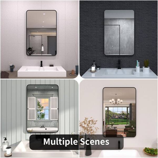 tydex Dew 24 in. W x 36 in. H Rectangular Framed Wall Bathroom